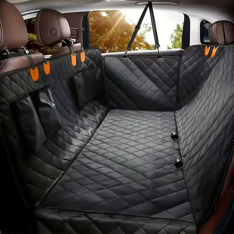 Premium Waterproof Dog Car Seat Cover Hammock With Nonslip Back