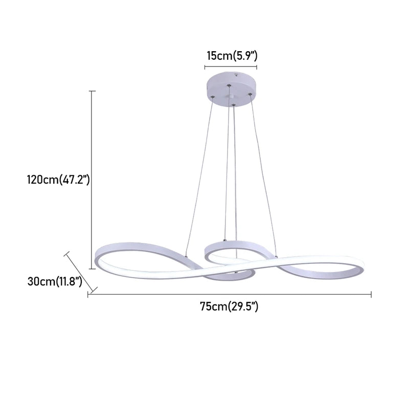 GreeLustr Nordic Led Pendant Light Minimalist Chandelier