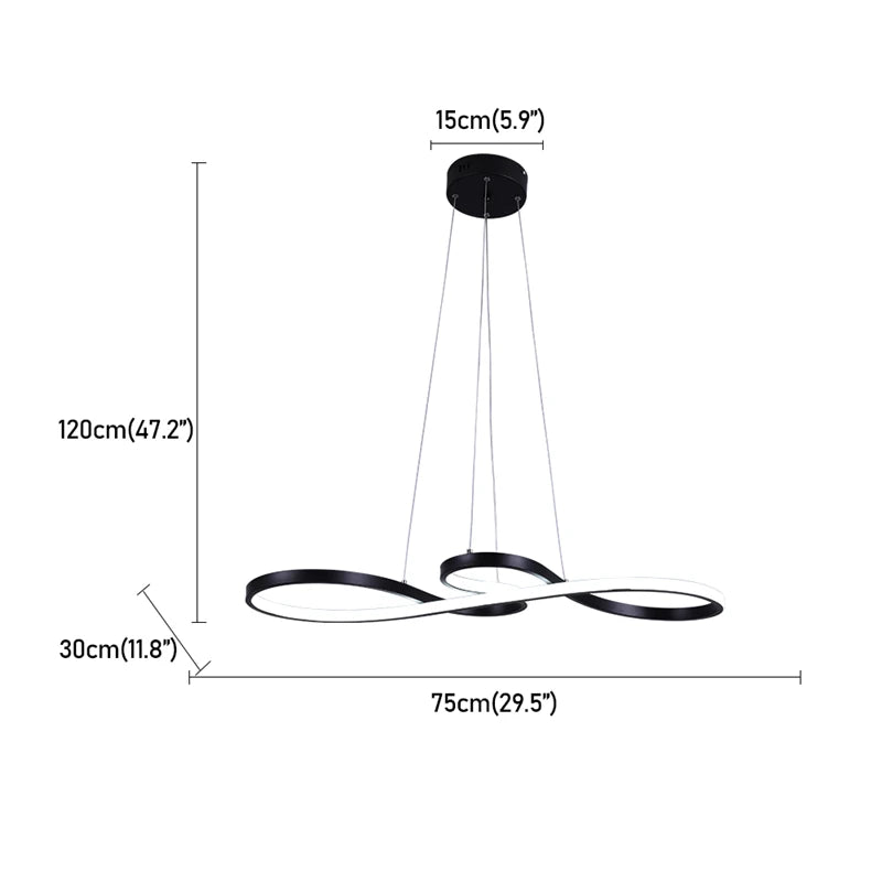 GreeLustr Nordic Led Pendant Light Minimalist Chandelier