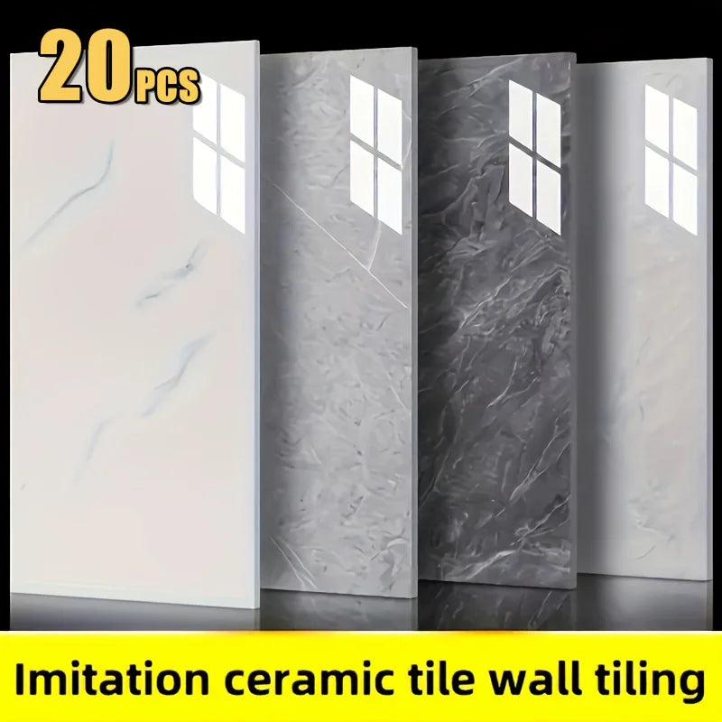 LIFELOOK Marble Pattern Wall Panels Self Adhesive Peel And Stick Backsplash