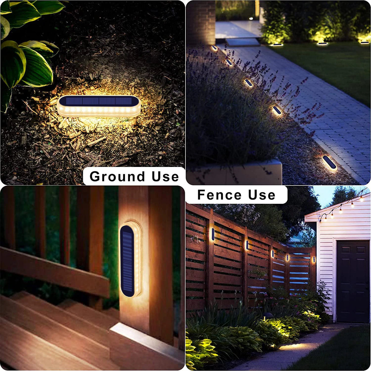 IP68 Waterproof Solar Deck Lights With Smart Auto Lighting
