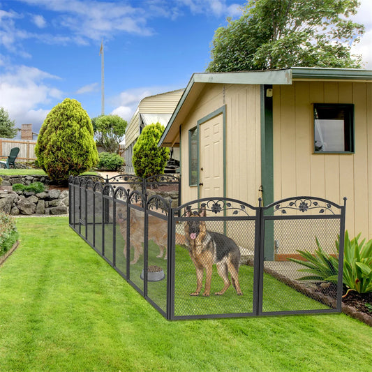 Bingopaw Heavy Duty Metal Dog Playpen For Indoor Outdoor Training