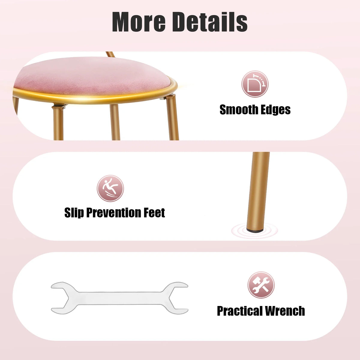 Bymaocar Butterfly Backrest Dining Chair With Upholstered Padded Seat