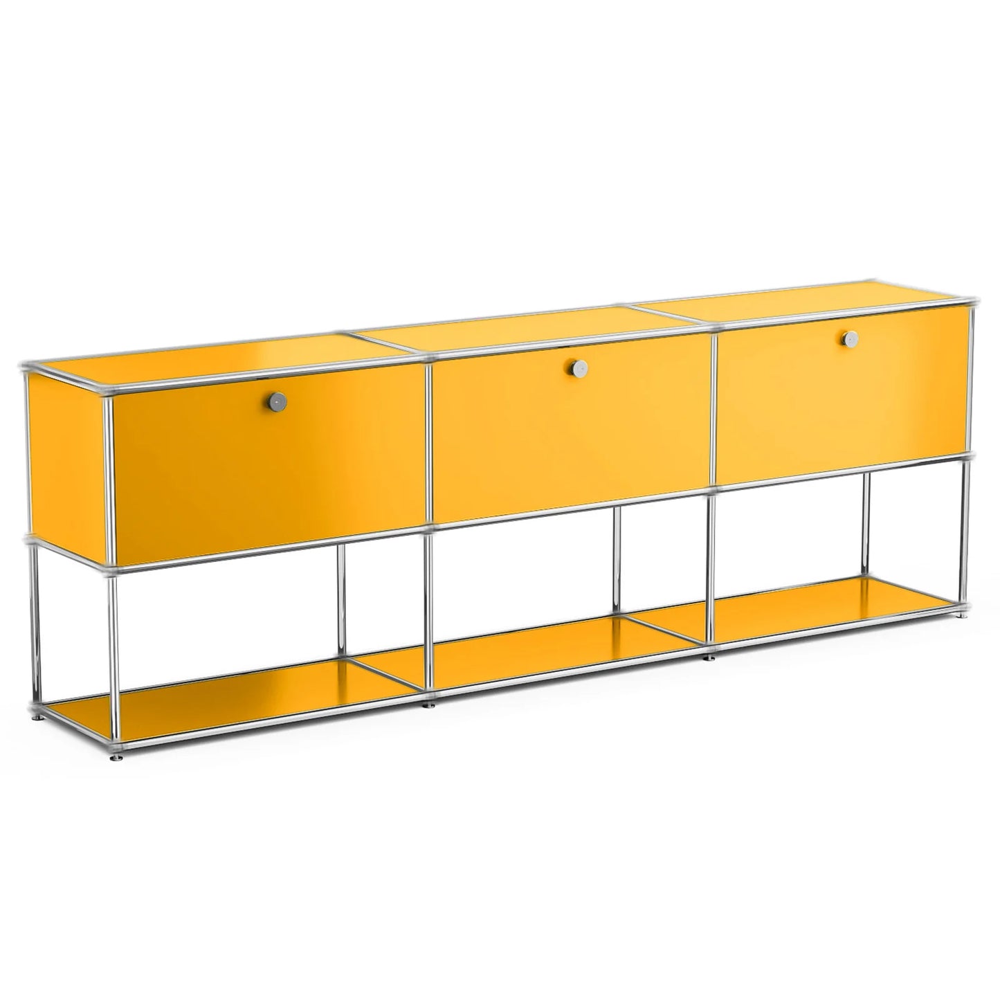 Modern Storage Cabinet TV Stand Stainless Steel Living Room Furniture