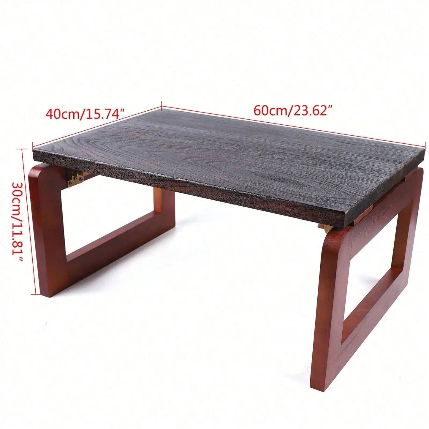 Wooden Folding Coffee Table With Metal Frame For Home Use