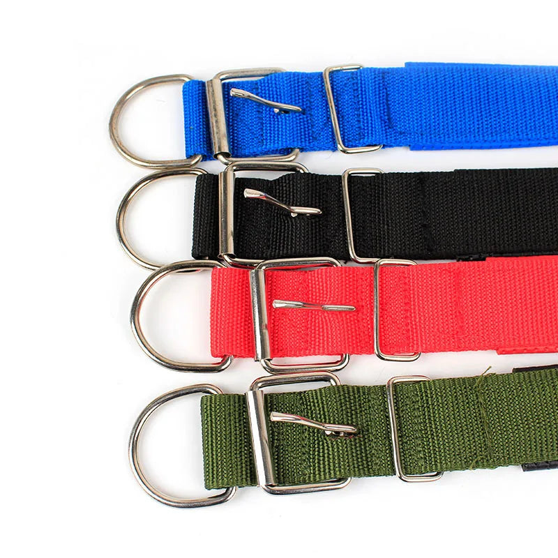 Durable Solid Nylon Dog Collar for Dogs of All Breeds