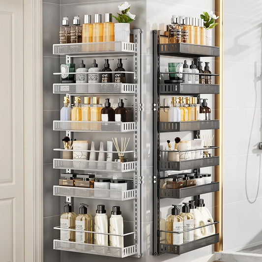 HiMISS 6-Tier Over The Door Pantry Organizer With Adjustable Baskets