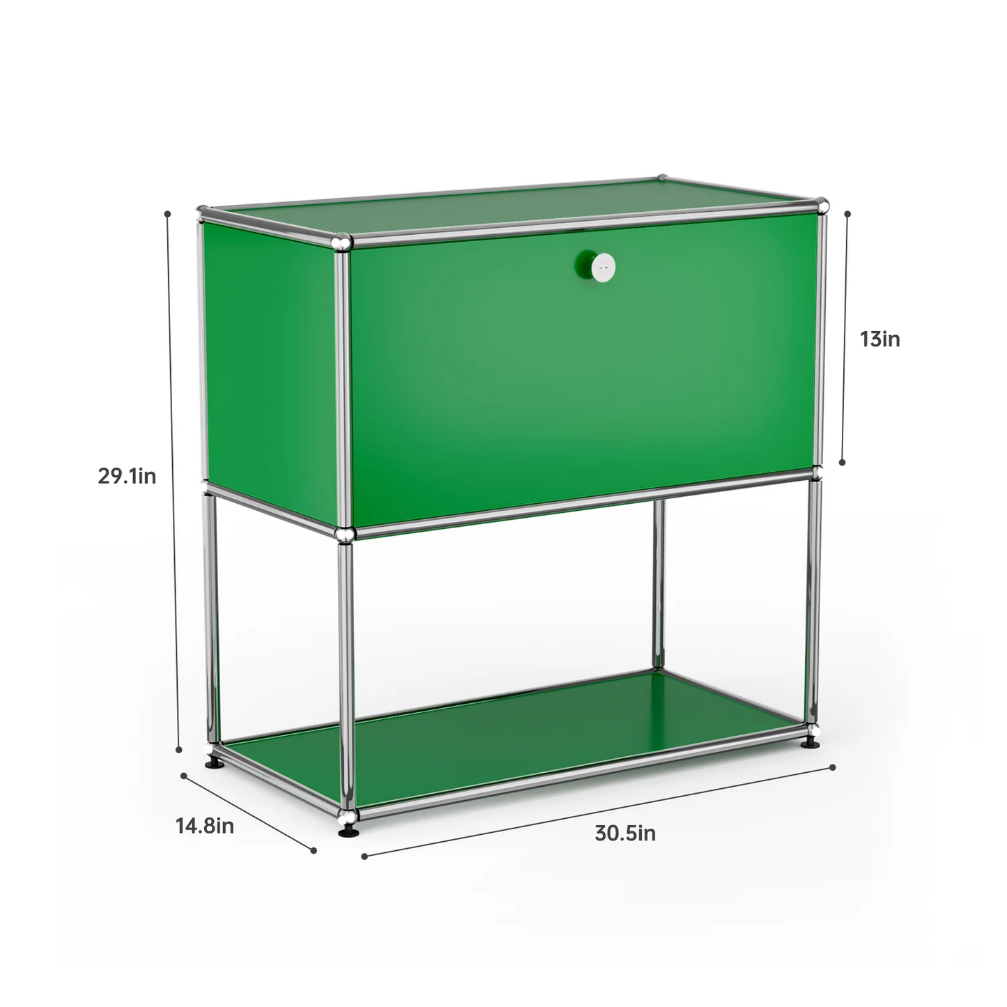 Modern Storage Cabinet TV Stand Stainless Steel Living Room Furniture