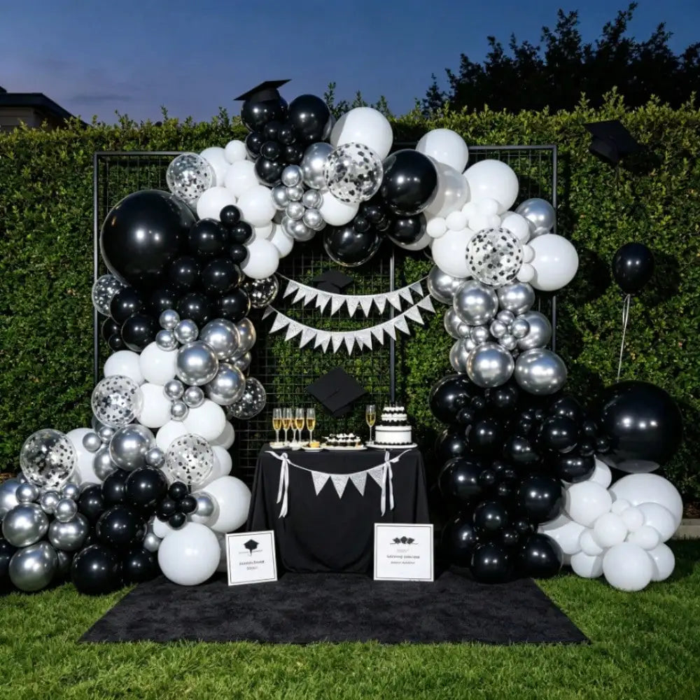 Balloon Garland Arch Kit With Confetti Latex Balloons And Pump