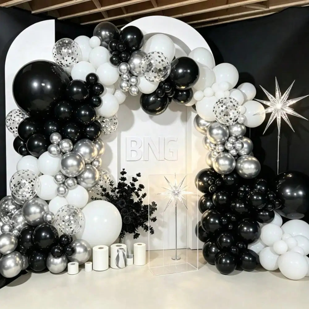 Balloon Garland Arch Kit With Confetti Latex Balloons And Pump