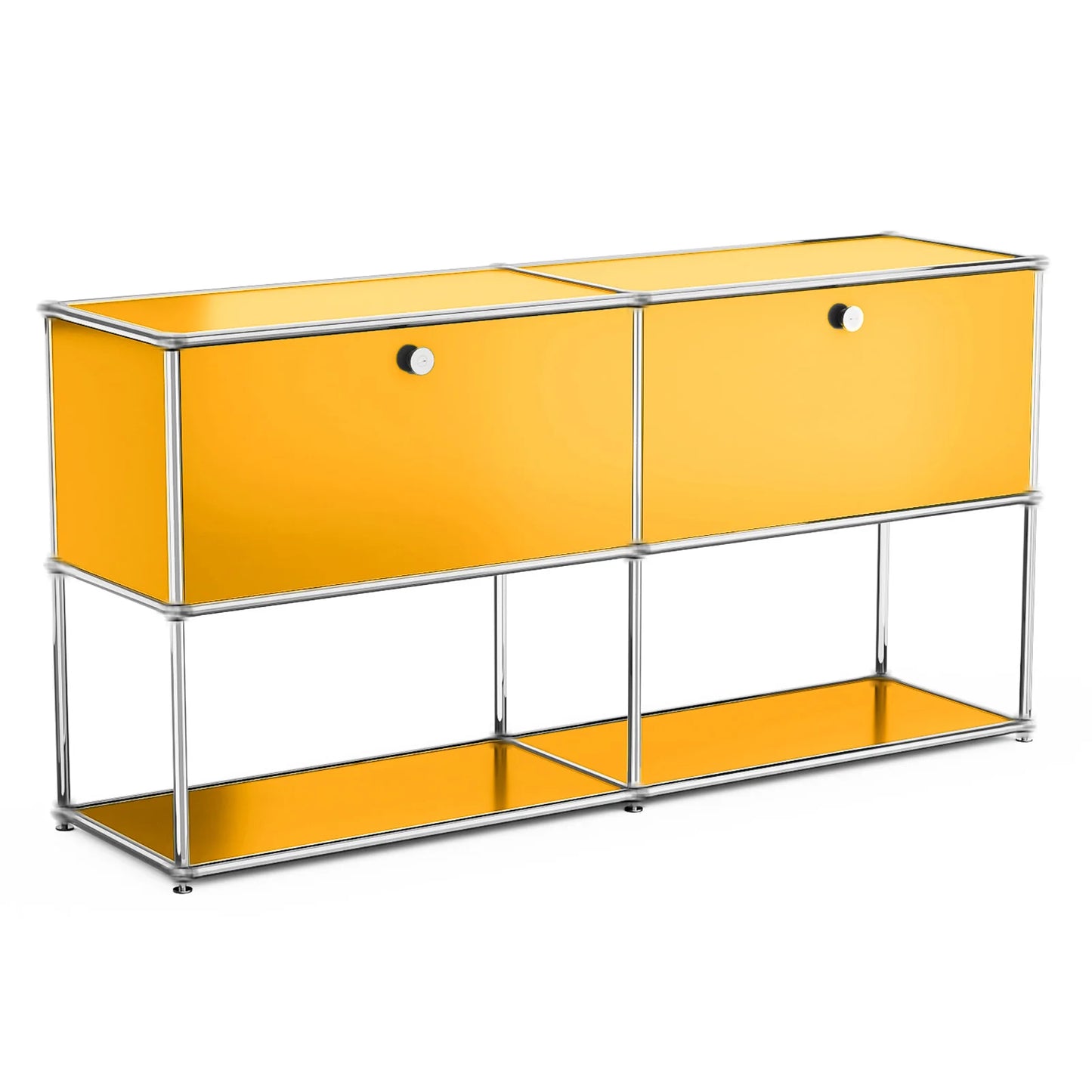 Modern Storage Cabinet TV Stand Stainless Steel Living Room Furniture
