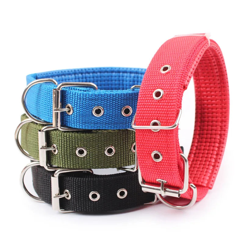 Durable Solid Nylon Dog Collar for Dogs of All Breeds
