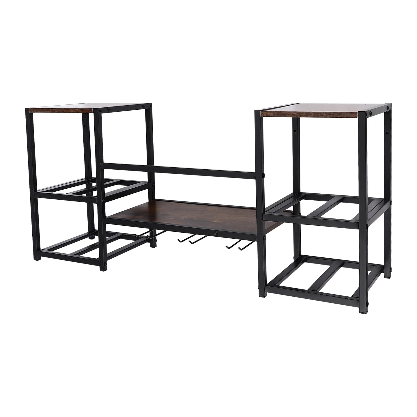 Wall Mounted Wine Rack Display for Home Bar Kitchen