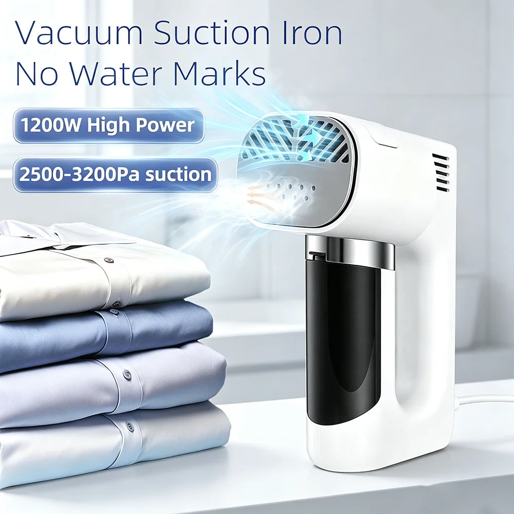 Obecilc 2 In 1 Portable Handheld Garment Steamer Vacuum Suction