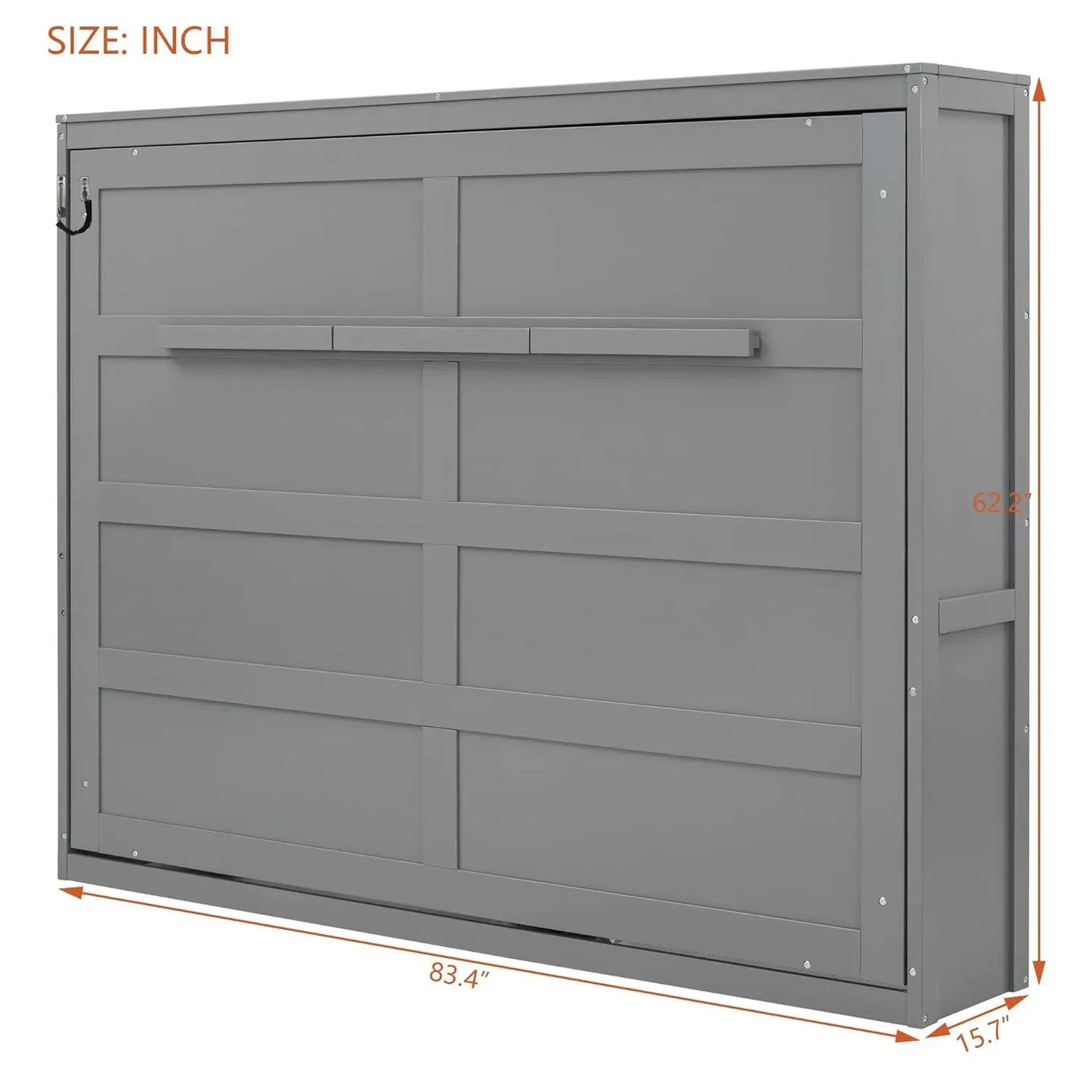 Murphy Bed With Storage Shelf Cabinet For Home Office