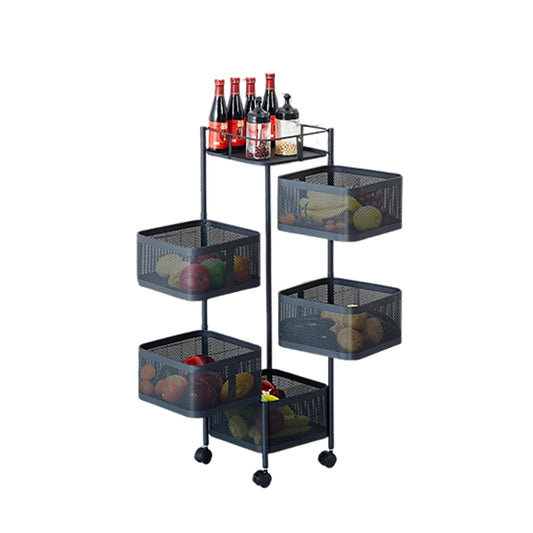 HobbyLane 360 Rotating Carbon Steel Kitchen Storage Rack