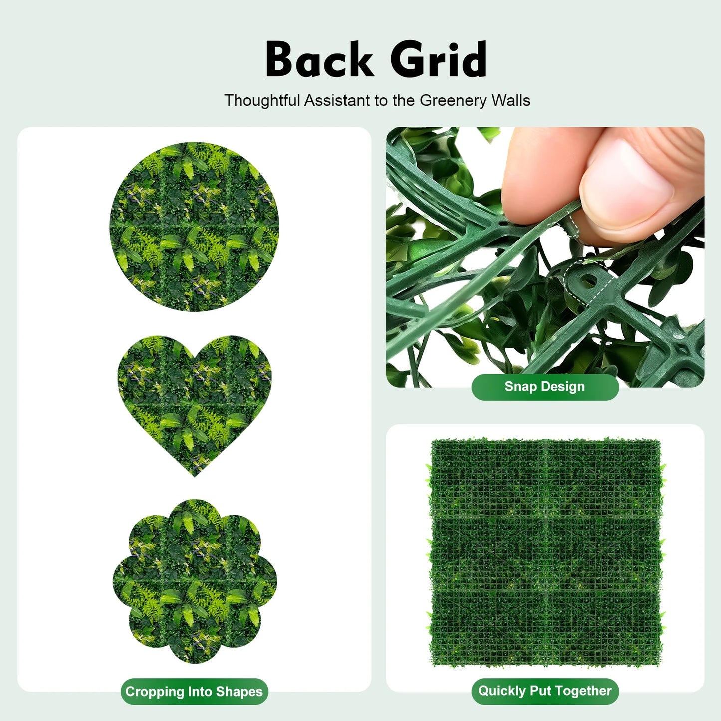 Artificial Grass Wall Panels For Indoor Outdoor Decoration