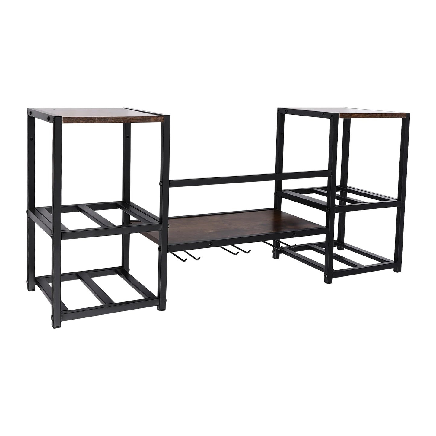 Wall Mounted Wine Rack Display for Home Bar Kitchen