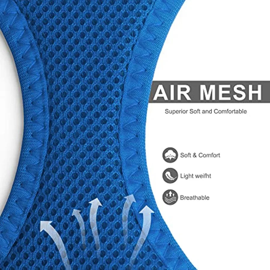Comfy Dog Harness With Leash, Breathable Reflective Puppy Vest