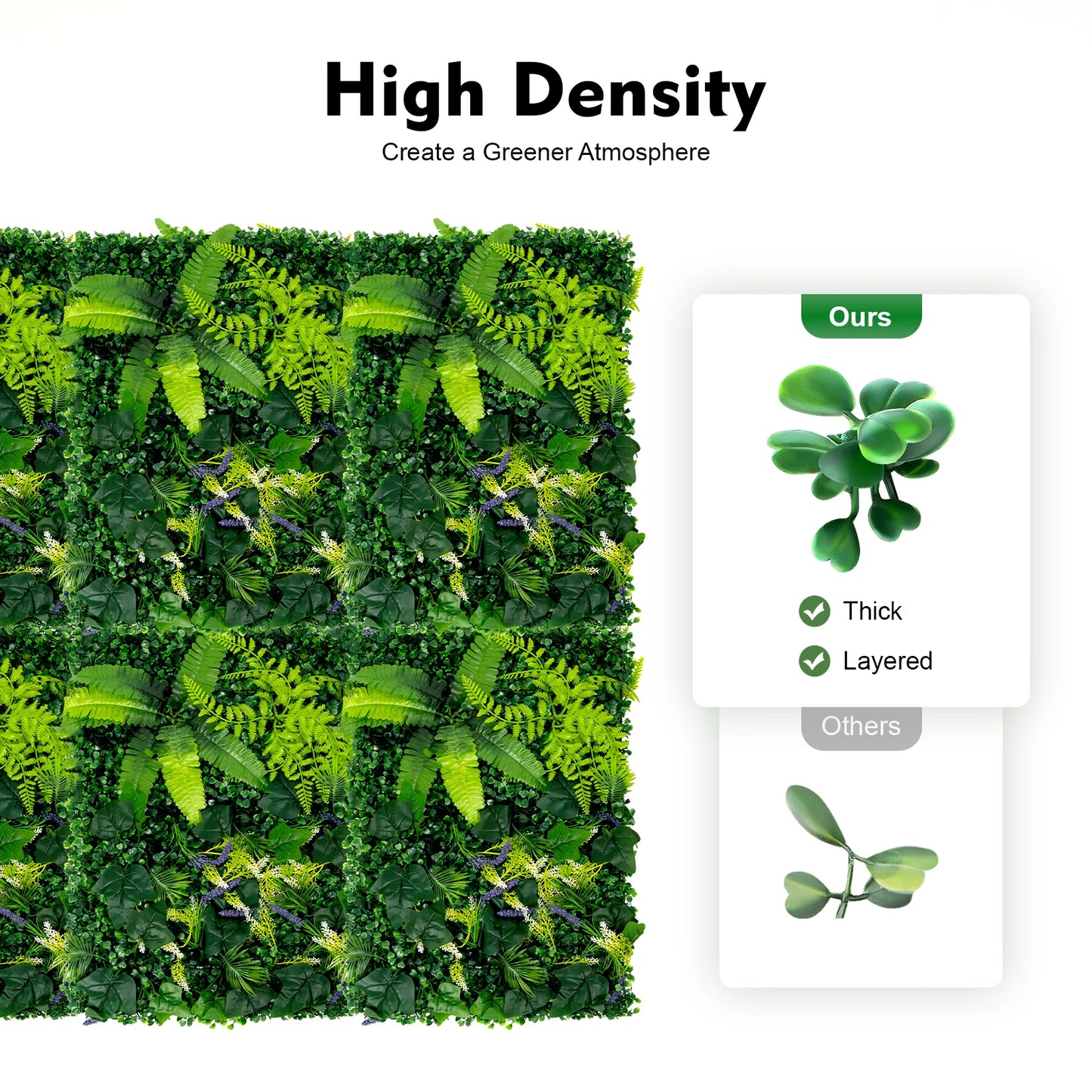 Artificial Grass Wall Panels For Indoor Outdoor Decoration