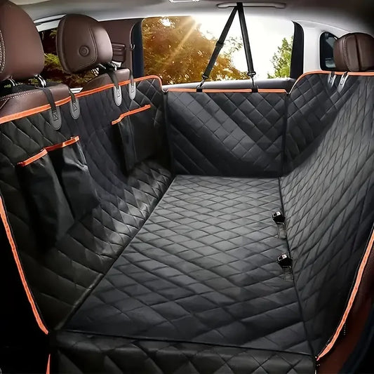 Premium Waterproof Dog Car Seat Cover Hammock With Nonslip Back