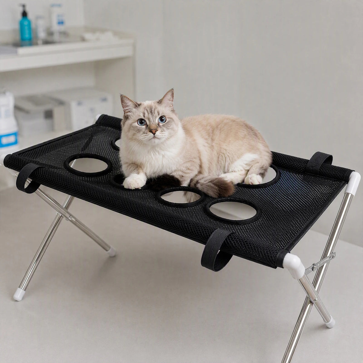 Foldable Pet Grooming Hammock For Dogs And Cats Nail Trimming