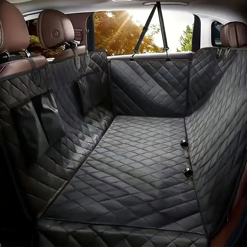 Premium Waterproof Dog Car Seat Cover Hammock With Nonslip Back