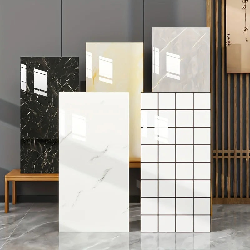 LIFELOOK Marble Pattern Wall Panels Self Adhesive Peel And Stick Backsplash