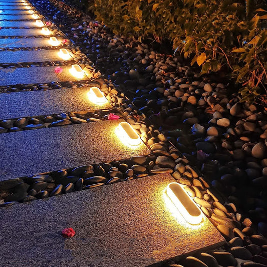 IP68 Waterproof Solar Deck Lights With Smart Auto Lighting