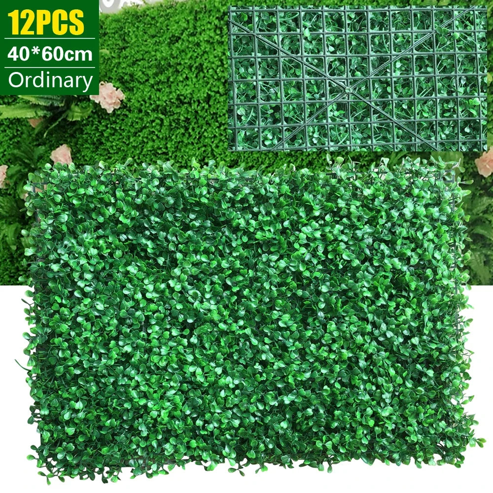Artificial Hedge Screen Privacy Fence Panels For Garden Decor