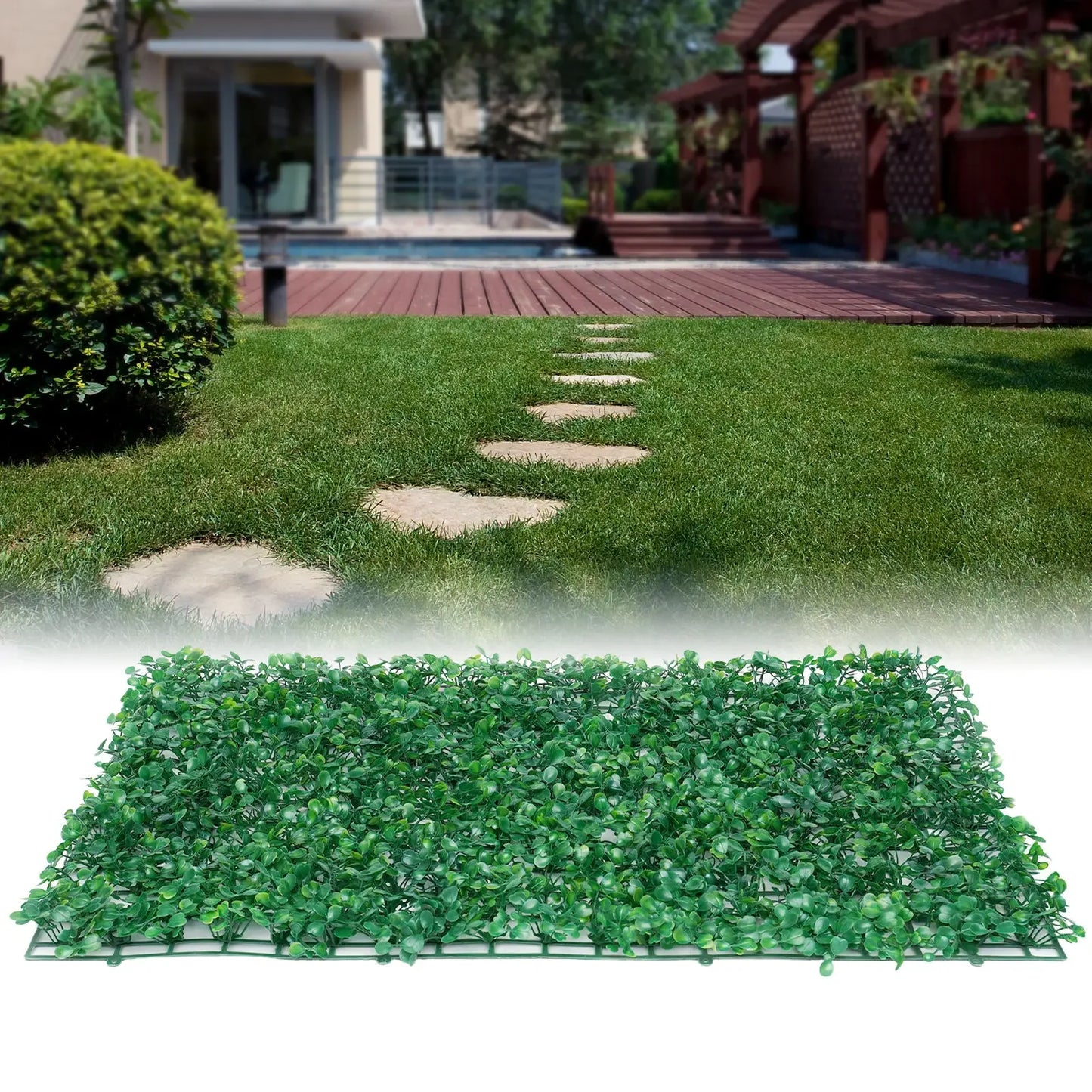 Artificial Hedge Screen Privacy Fence Panels For Garden Decor