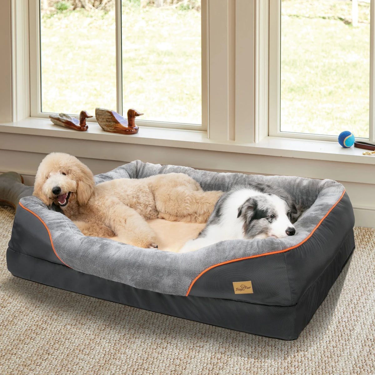 Bingopaw Comfortable Dog Bed With Removable Fleece Cover