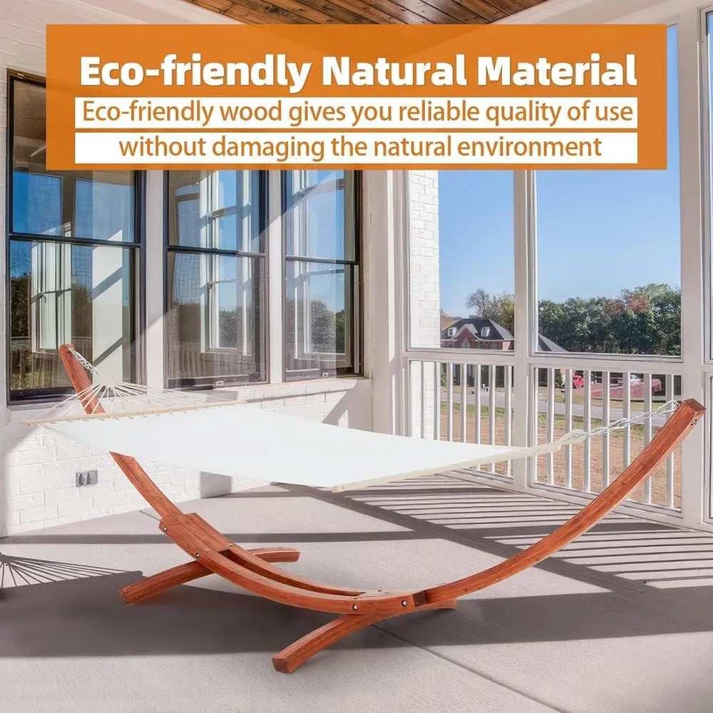 Heavy Duty Two Person Hammock With Stand for Patio Use
