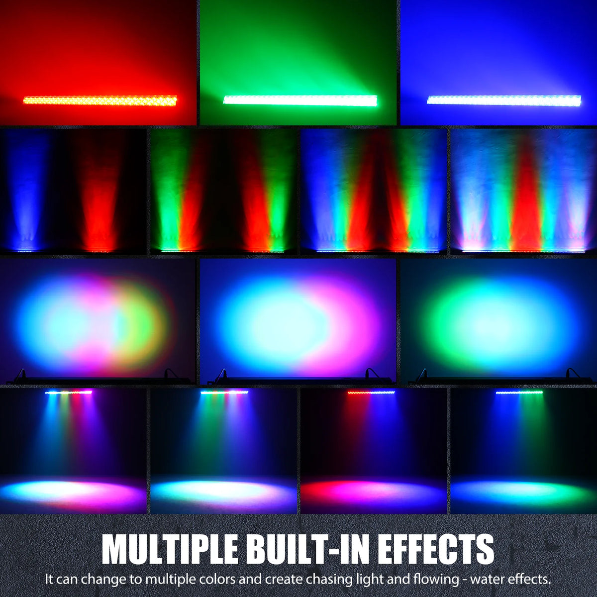 U'King DMX Wall Washer Stage Light Bar For DJ Events