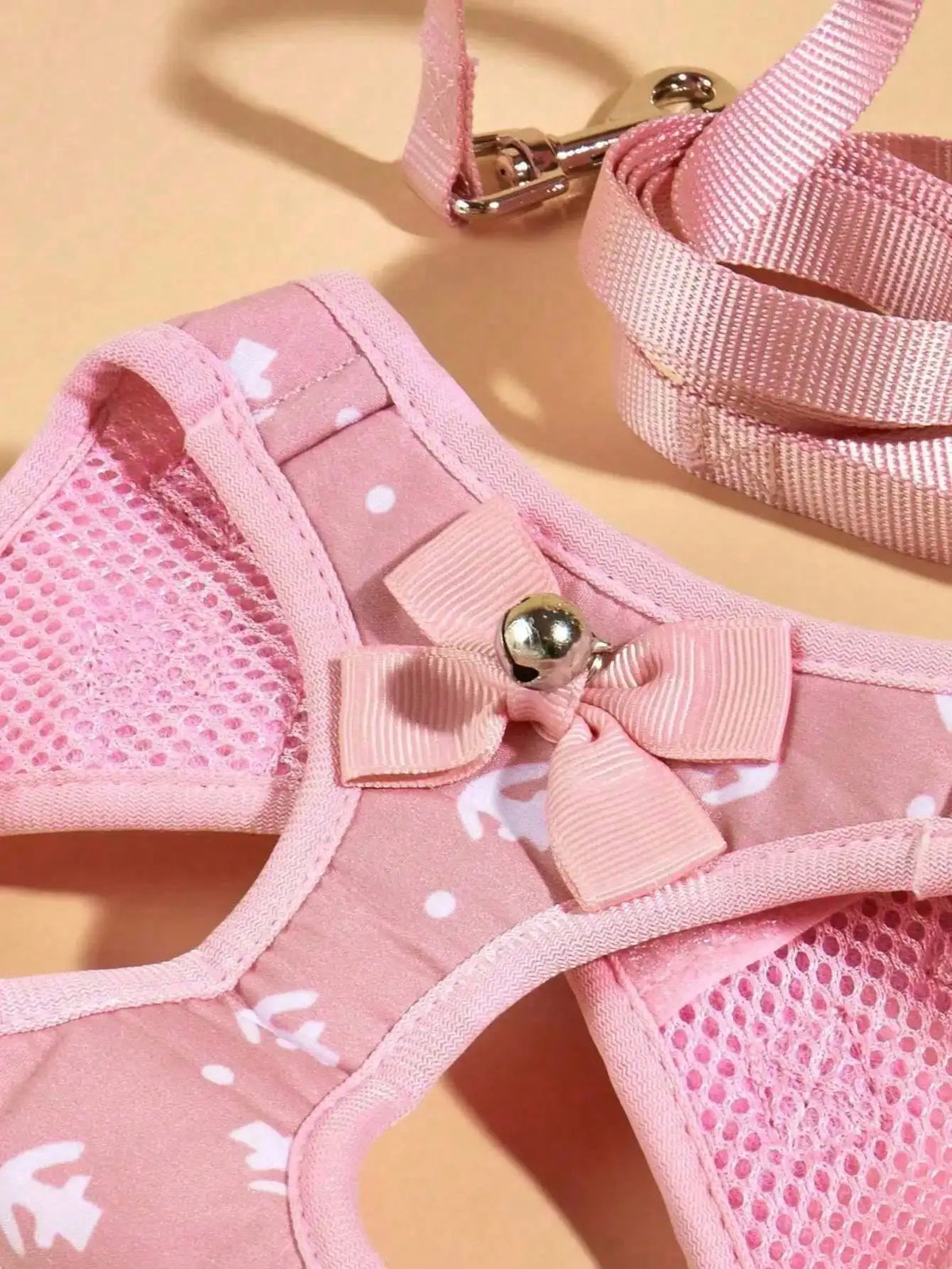 Anchor Pattern Pet Harness Leash Set for Dogs and Cats