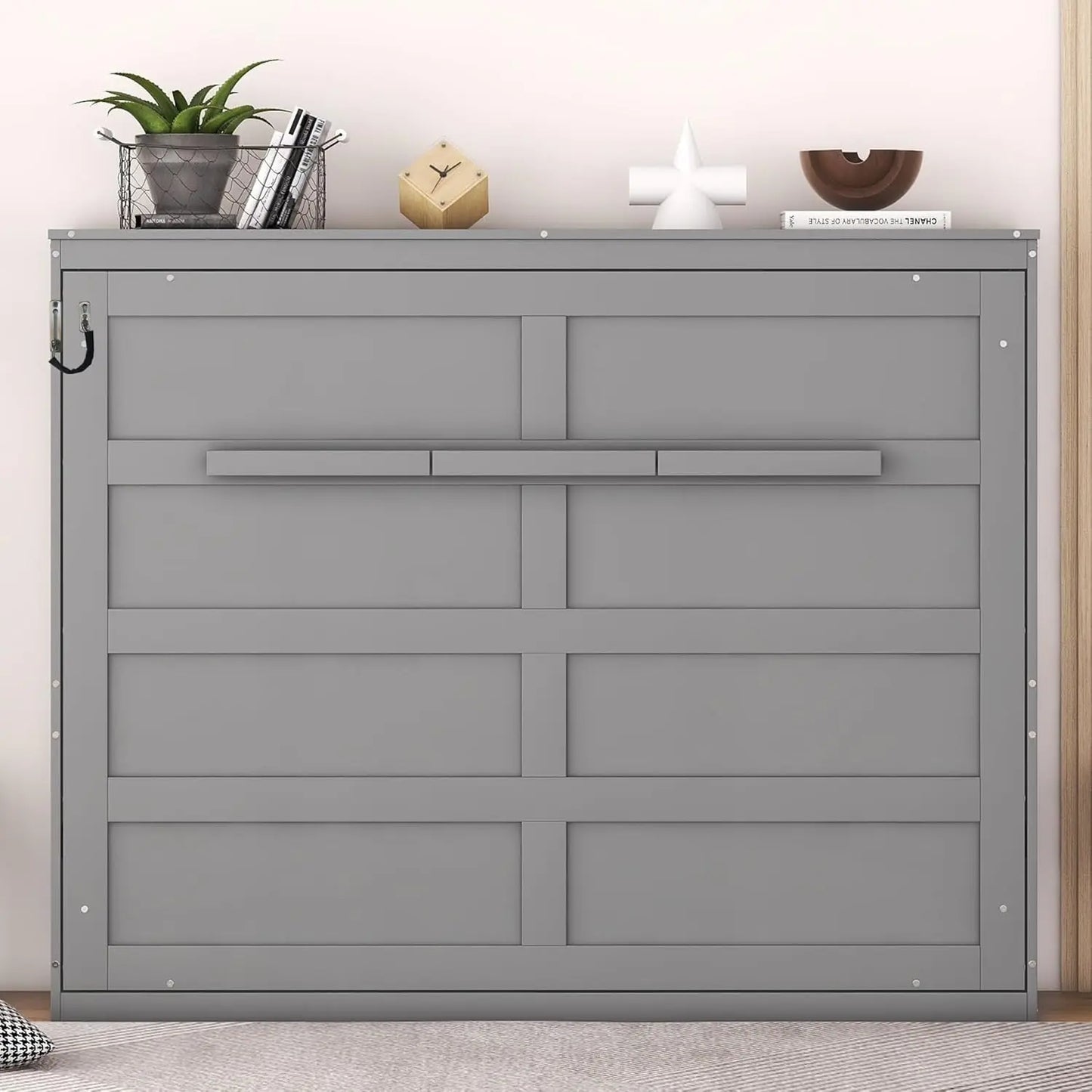 Murphy Bed With Storage Shelf Cabinet For Home Office